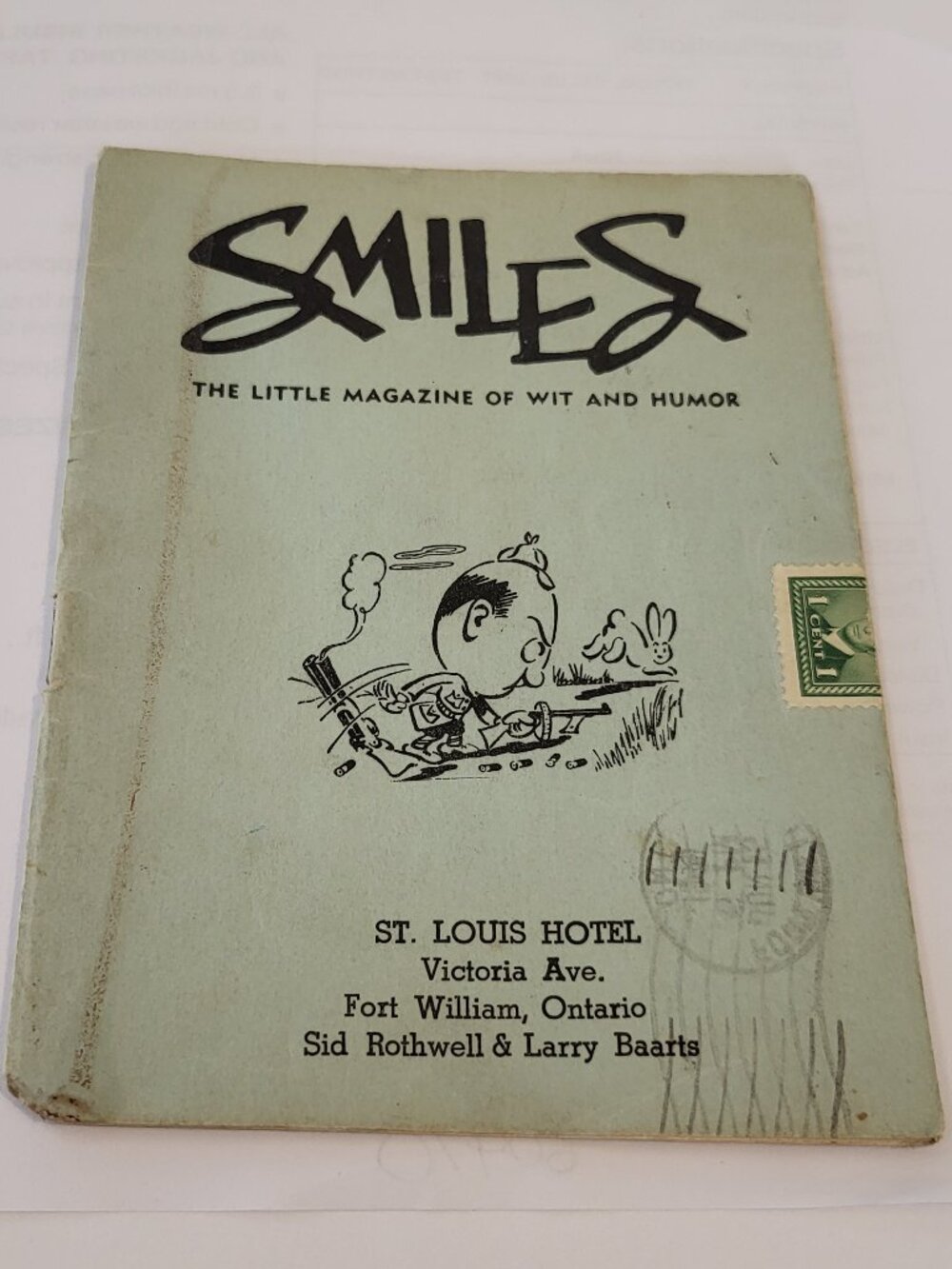 Smiles The Little Magazine of Wit and Humor promo booklet from the 1940's rare